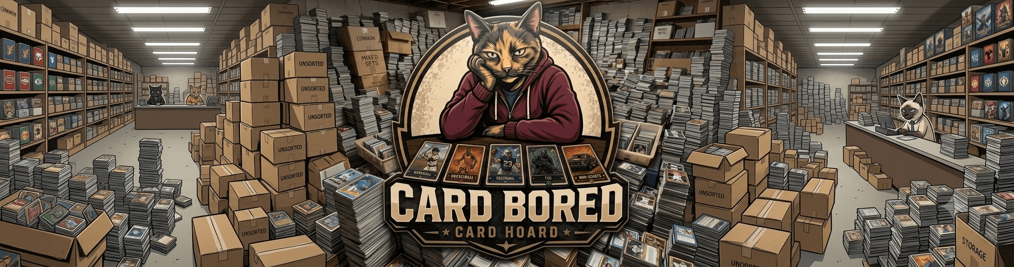 CARDBORED - card bored, card hoard